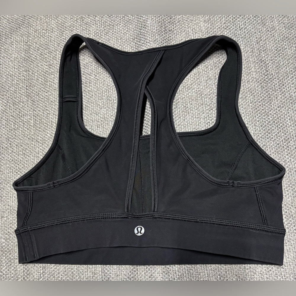 lululemon athletica Sleek Black Sports Bra